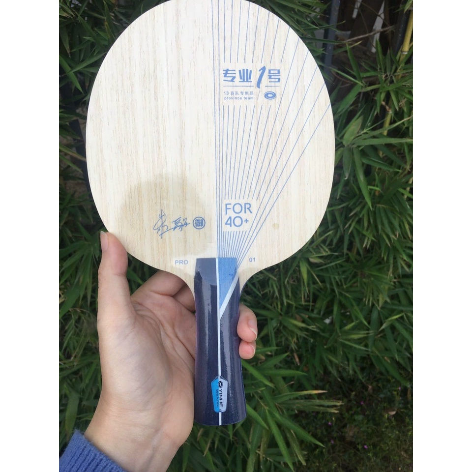 Cốt Vợt Bóng Bàn Yinhe Pro 01 5 Gỗ 2 Carbon ALC Vợt Cho Tuyển Thủ Zhu Yi Trung Quốc