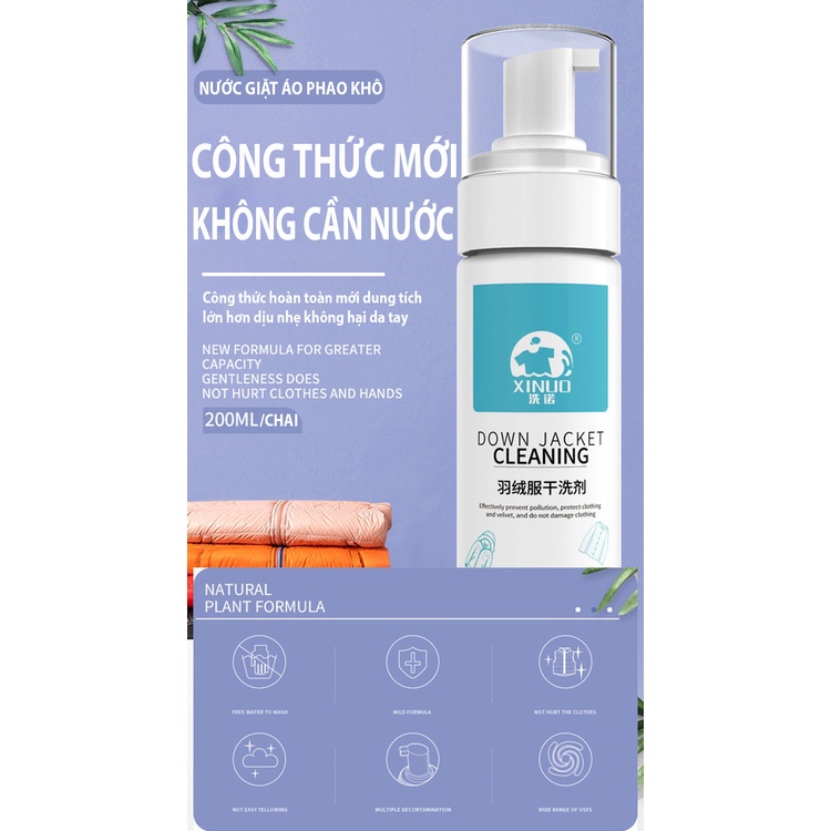 Nước Giặt Áo Phao Khô Xinuo - Chai 200ml