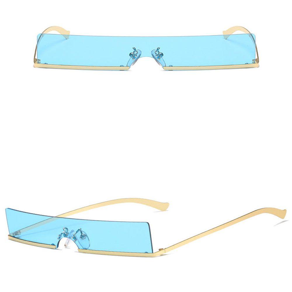 Kính Mát Hình Chữ Nhật Phong Cách Hàn Quốc Cá Tính Cho Nam Nữ