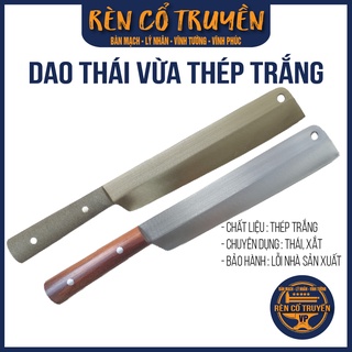 Dao Thái bé thép trắng Nhật thái gọt thịt, băm, rau, củ, quả,...rèn truyền thống Lý Nhân