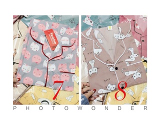 Bộ pijama ngắn so cute (ảnh thật)