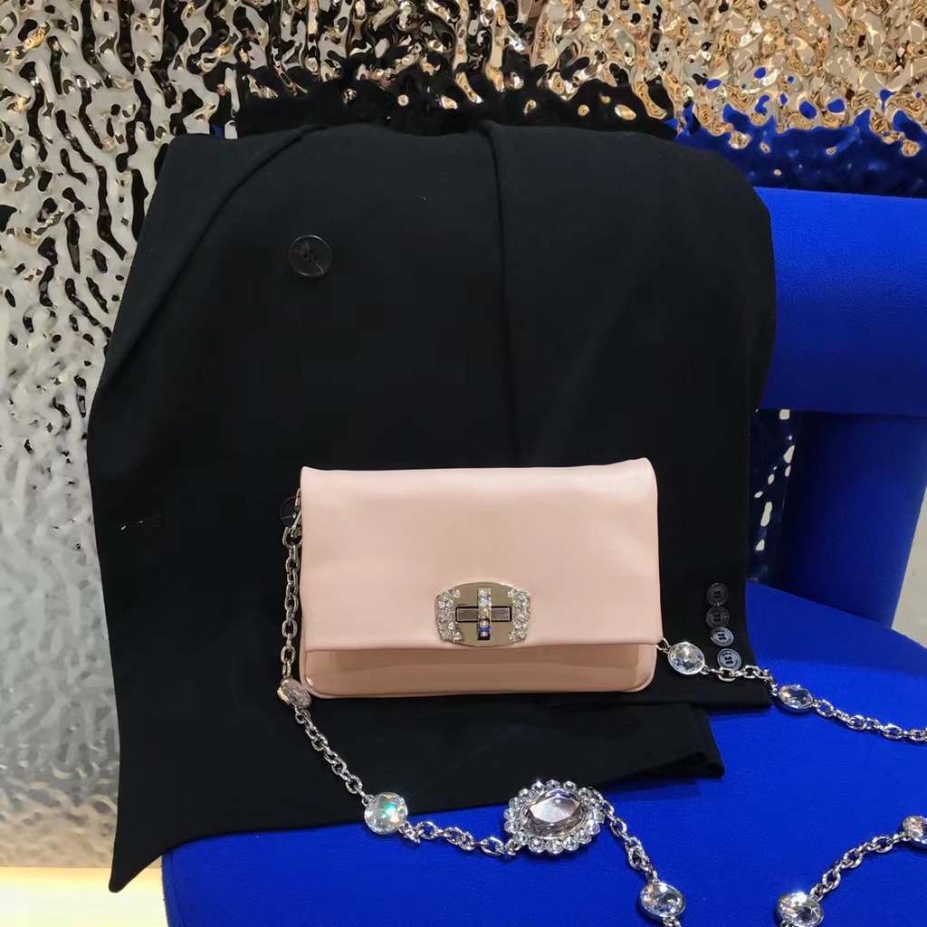 Túi Đeo Chéo Da Mềm Khóa Đính Đá Thời Trang Cidu CD56