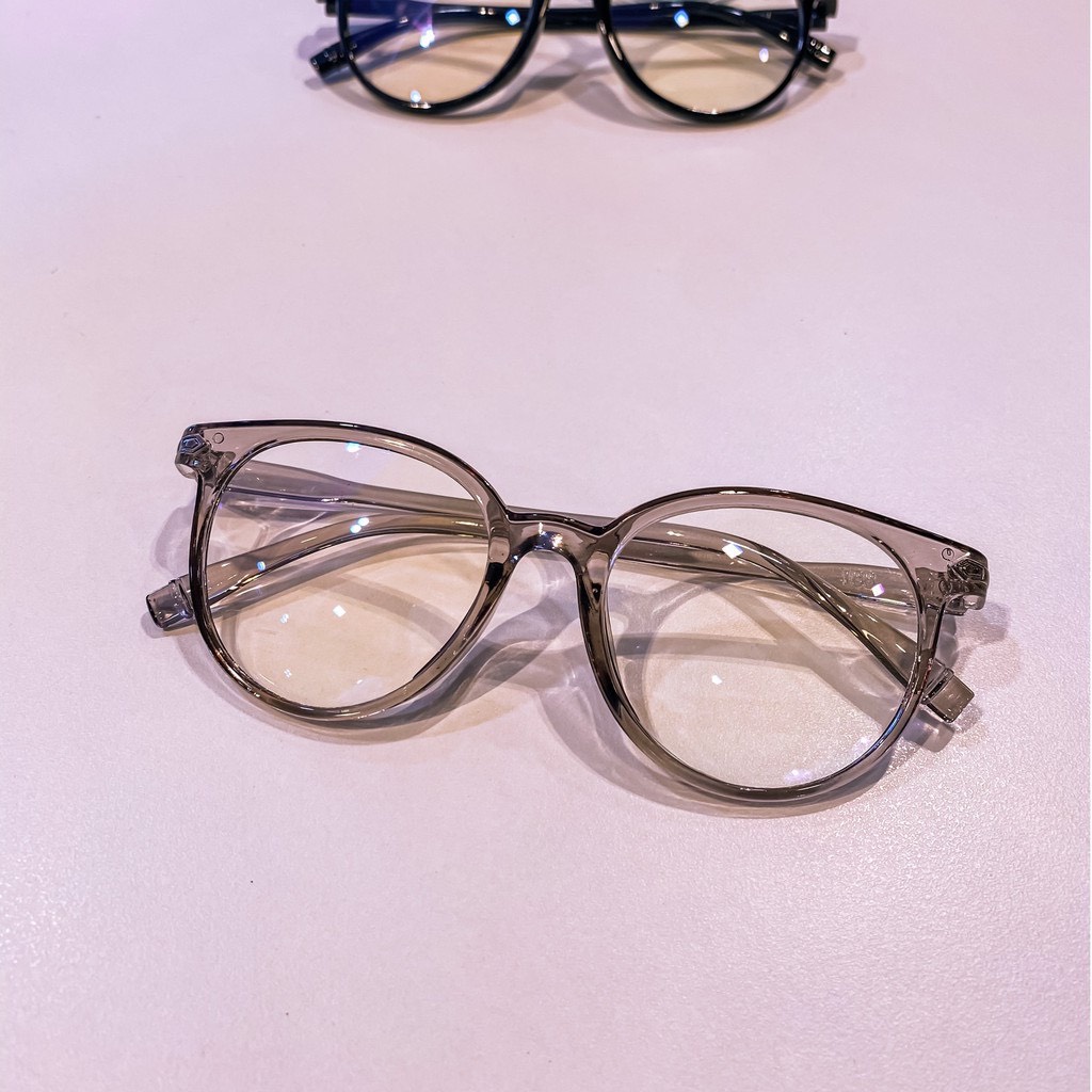 Kính Form tròn Nam Nữ 432 Chất liệu nhựa hàn quốc kiểu dáng hot trend