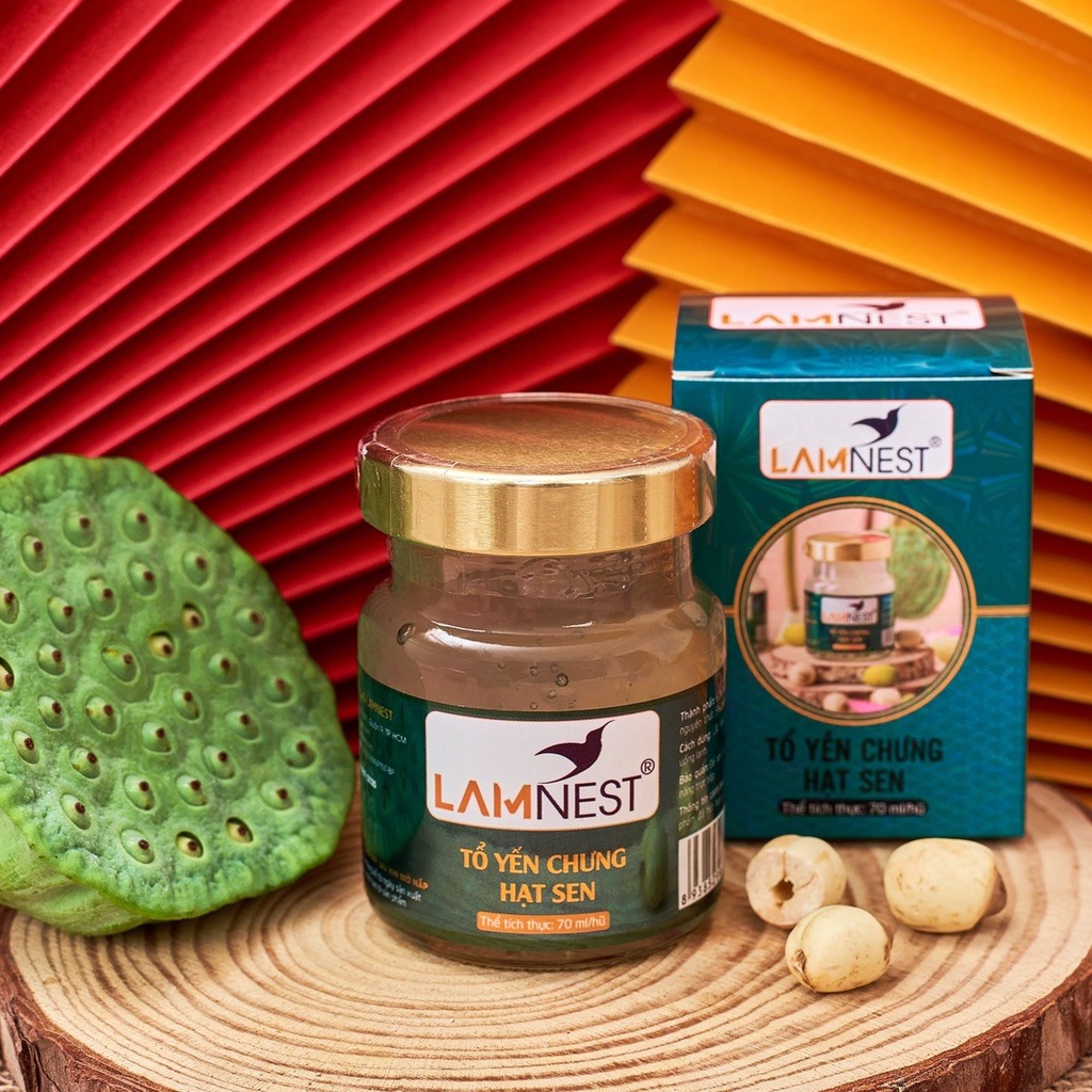 Combo 10 hũ Yến chưng sẵn 30% yến Lamnest- yensaocaocaplamnest