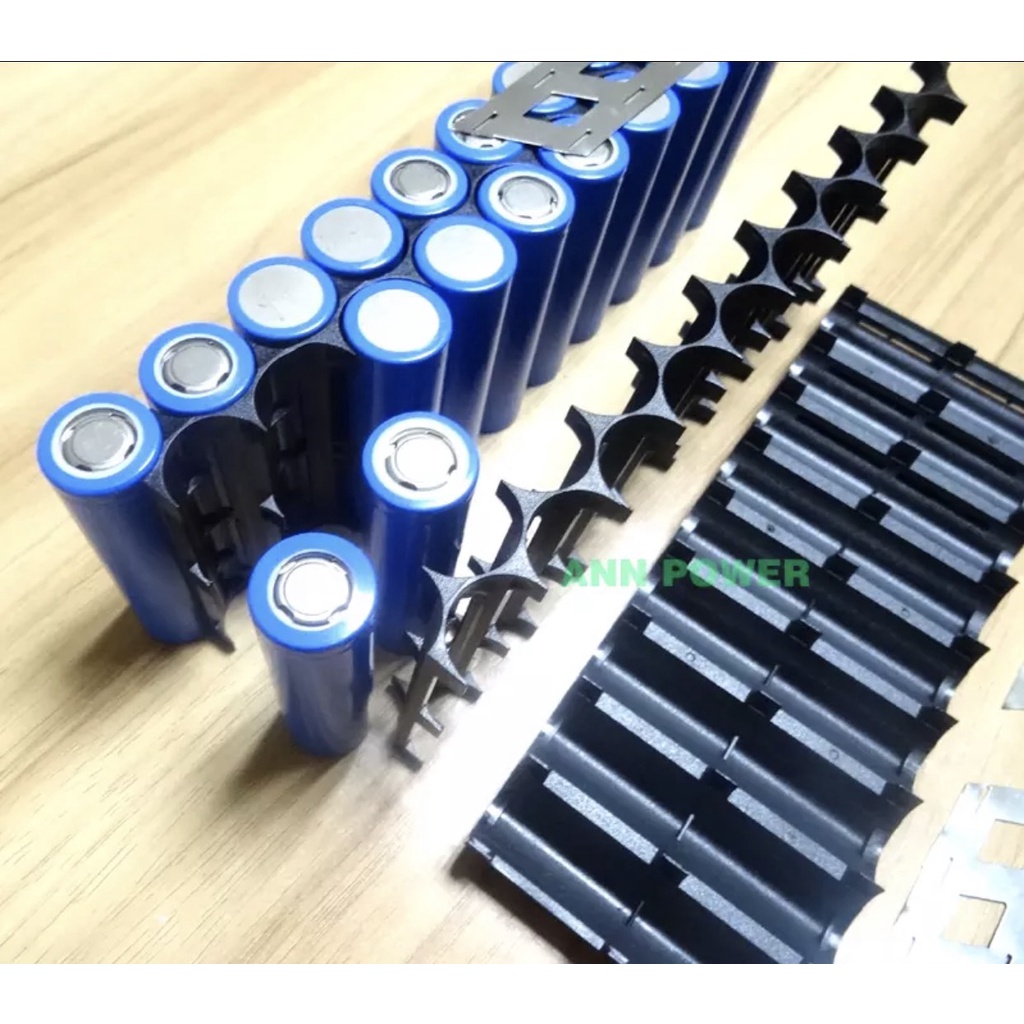 Khay ngăn cell, giữ và cố định 20 cell pin 18650, 13S - 2P lệch