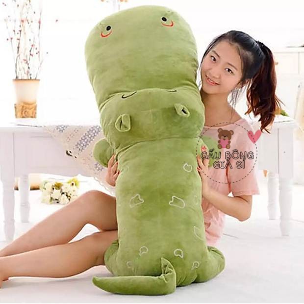 GỐI ÔM HÌNH THÚ HÀ MÃ HIPPO 80CM [AN TOÀN CHO BÉ]