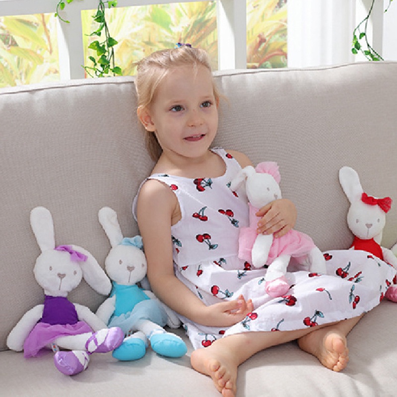 Thỏ Nhồi Bông Mềm Mại Dễ Thương Cho Bé