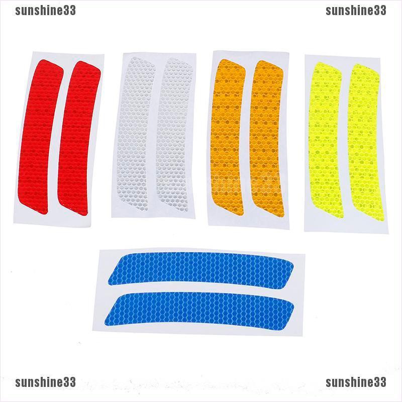 Bộ 2 Miếng Dán Phản Quang Cảnh Báo Cho Cản Sau Xe Hơi