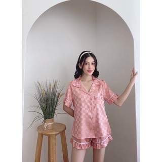 Pjzama lụa gấm sang xinh đủ size