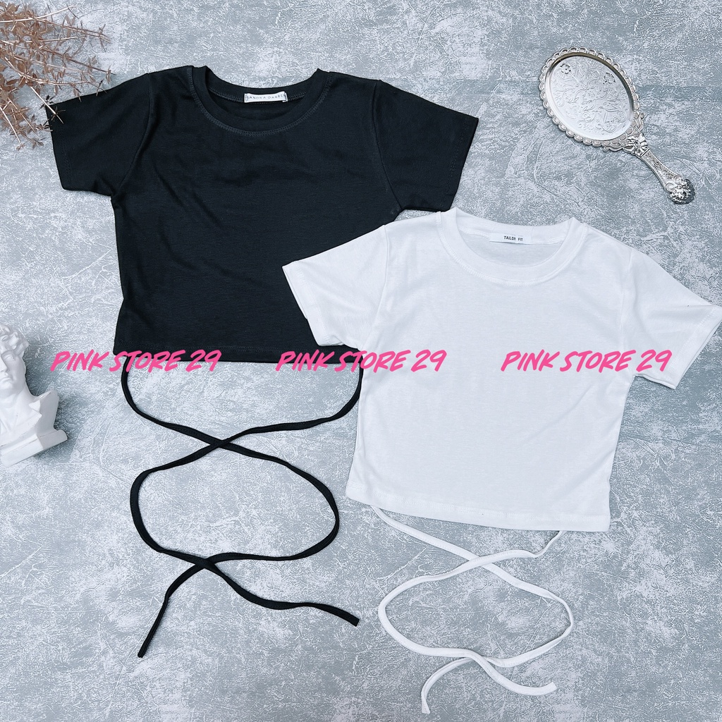 Áo croptop đan dây eo NT A5005