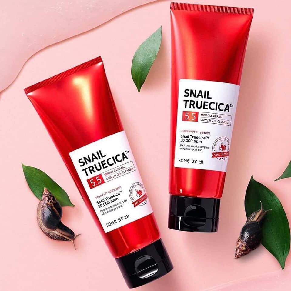 [Mã COSGLORIAT4 -8% đơn 250K] Sữa Rửa Mặt Some By Mi Snail Truecica Miracle Repair Low PH Gel Cleanser 100ml