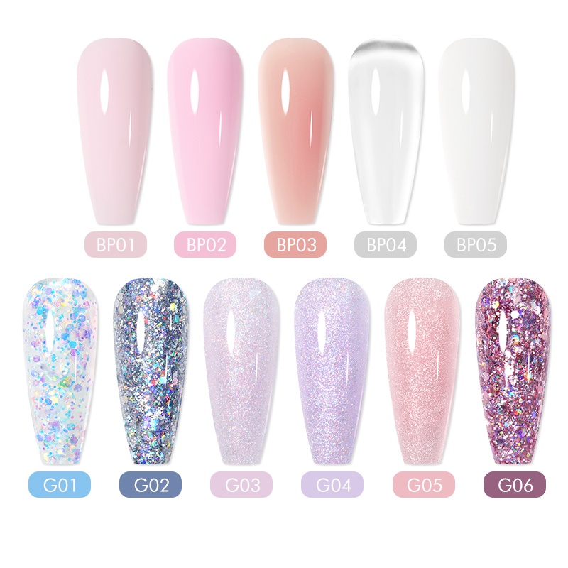 Gel nối móng BORN PRETTY 30ml chuyên dụng chất lượng cao nhiều màu tùy chọn