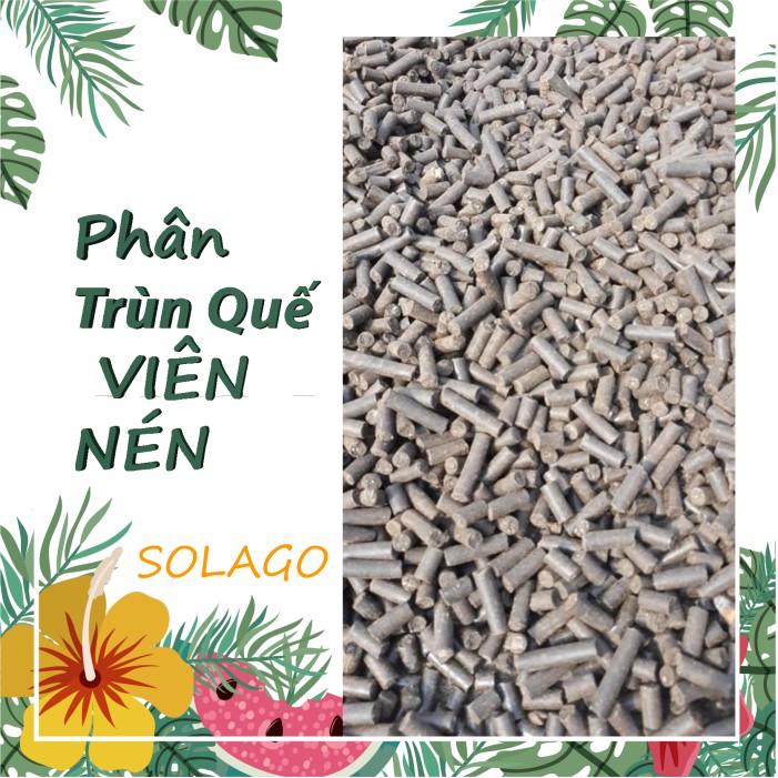 Phân Trùn Quế Viên Nén 1kg (Viên Nén Trùn Quế)