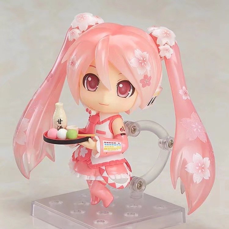 Mô hình nhân vật Nendoroid Hatsune Miku ver sakura game anime chibi trang trí trưng bày đẹp