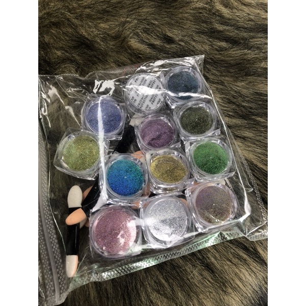 set nhũ tráng gương 12 màu xịn xò ( miễn ship )