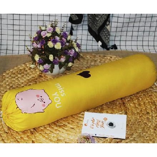 Vỏ Gối Ôm Cotton Poly 35x100cm,Nhiều Mẫu Lựa Chọn,Dây Rút 2 Đầu
