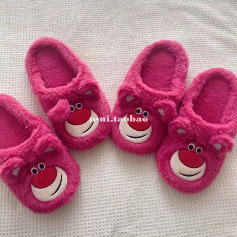 Dép Gấu dâu Lotso đi trong nhà siêu Cute