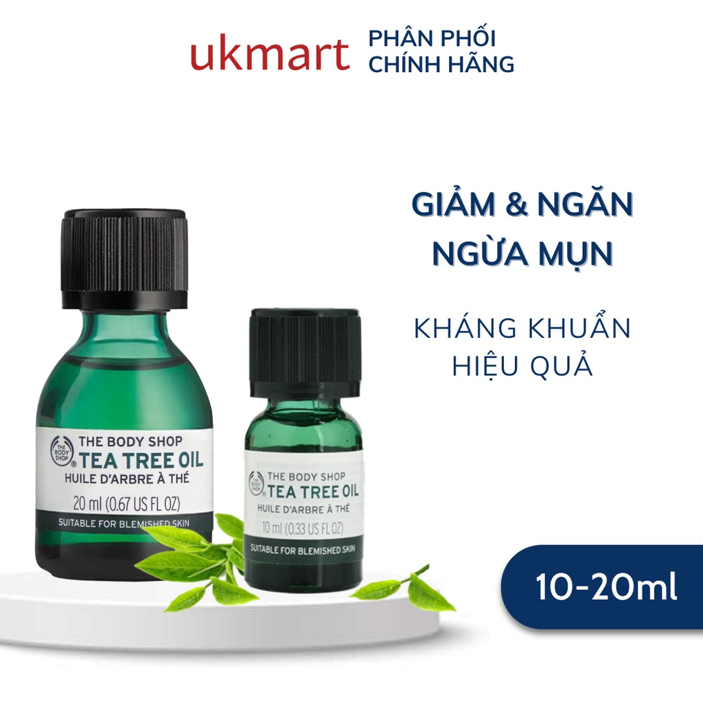 Tinh Dầu Tràm Trà Chấm Mụn, Kháng Khuẩn The Body Shop Tea Tree Oil