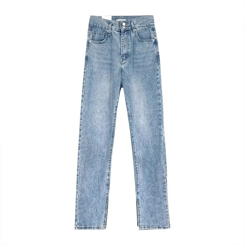 QUẦN JEANS ỐNG ĐỨNG XẺ GẤU - CHUẨN ẢNH 100%