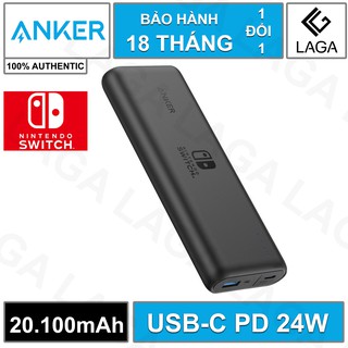 Pin Sạc Dự Phòng ANKER PowerCore Speed 20100mAh Power Delivery PD Nintendo Switch Edition - A1275