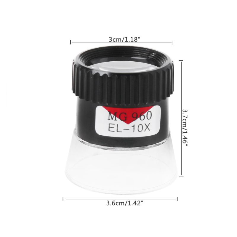 Kính lúp phóng đại 10X dùng để sửa chữa trang sức