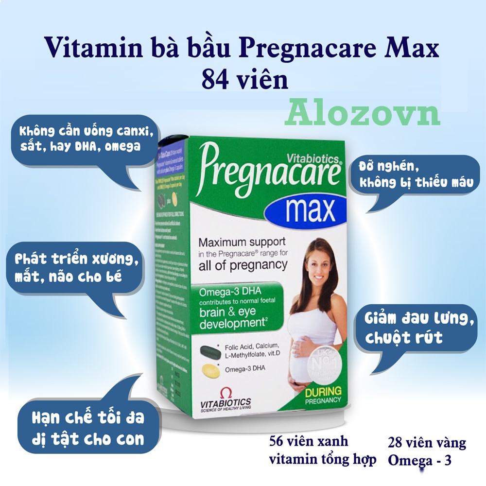 Vitamin tổng hợp cho bà bầu Pregnacare Max Anh