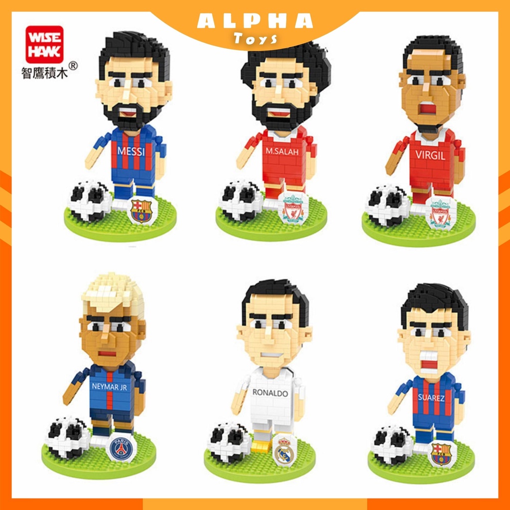 Lego Cầu Thủ Bóng Đá, Mô Hình Lắp Ráp Lego Messi – Ronaldo - Neymar MỚI NHẤT – WISEHAWK