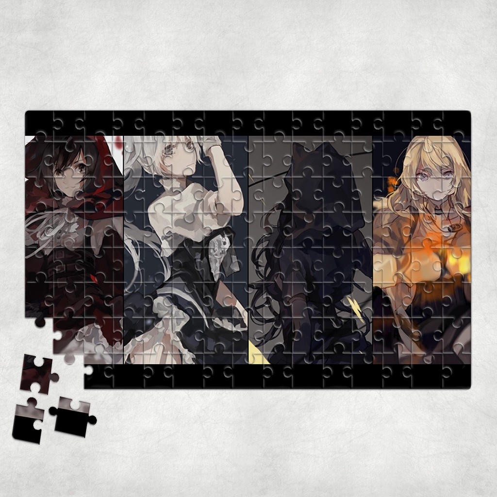 Tranh ghép hình RWBY - Mẫu 2 - Nhận in theo yêu cầu