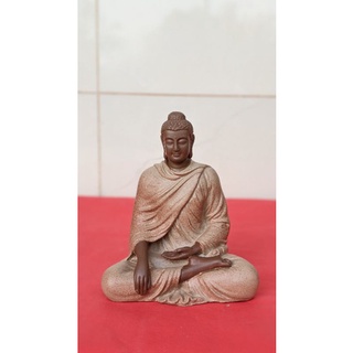 Tượng đức phật bổn sư thích 18cm × 12cm.