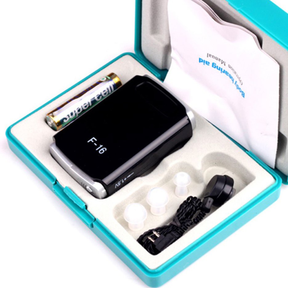 Máy Trợ Thính F-16 Có Dây Đeo Tai Cao Cấp