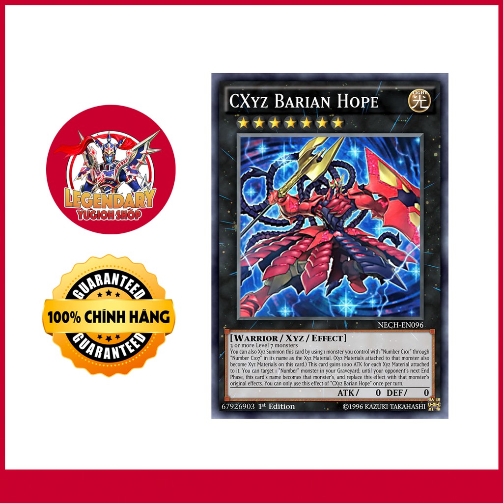 [Thẻ Bài Yugioh Chính Hãng] CXyz Barian Hope