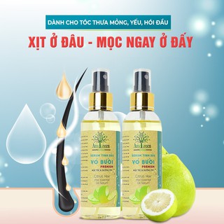 Combo 2 Serum tinh dầu vỏ bưởi kích thích mọc tóc AmeGreen (1 chai / 100ml) y