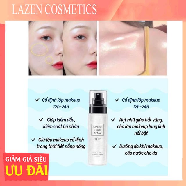 XỊT KHÓA NỀN-XỊT KHÓA TRANG ĐIỂM CHỐNG TRÔI LEM MAKEUP-Lazencosmetics | BigBuy360 - bigbuy360.vn