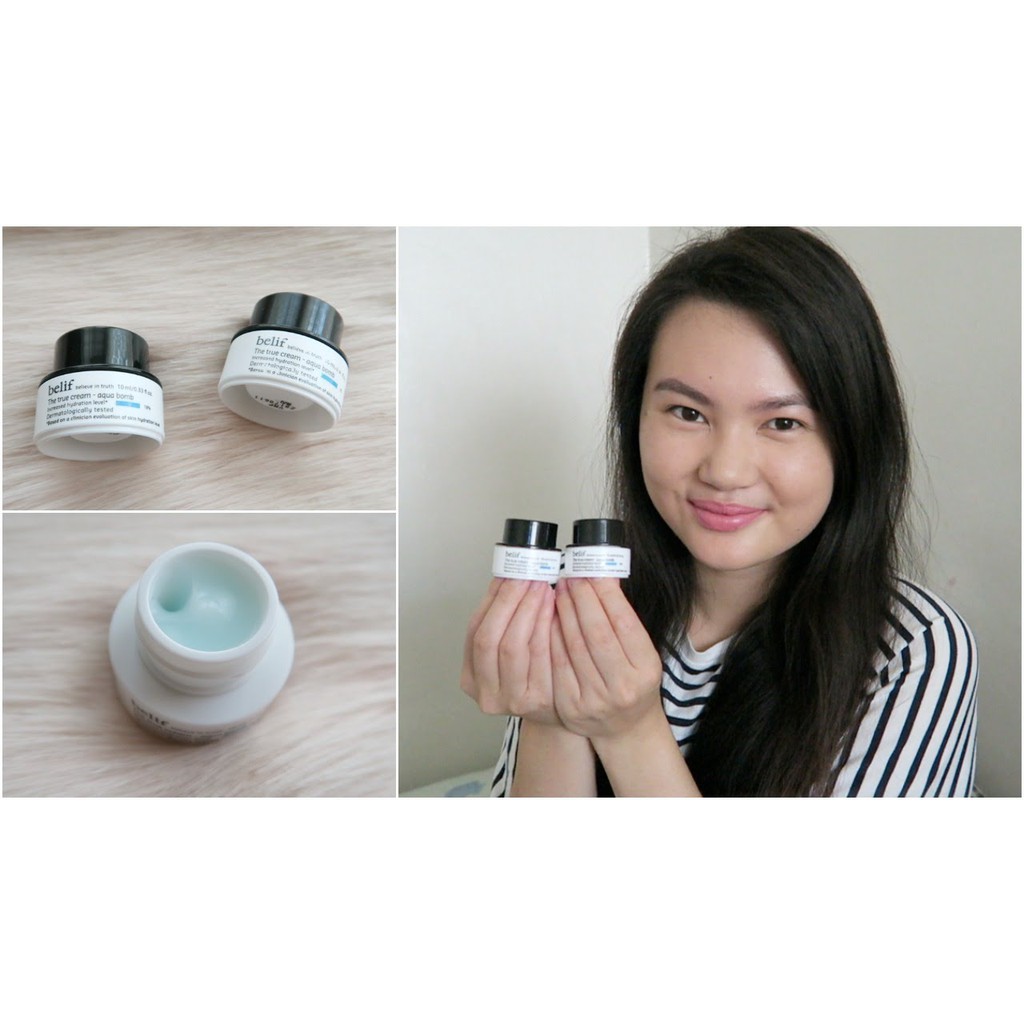 [SIZE 10ML ]KEM DƯỠNG BELIF THE TRUE CREAM AQUA - MOISTURIZING BOMB MINISIZE