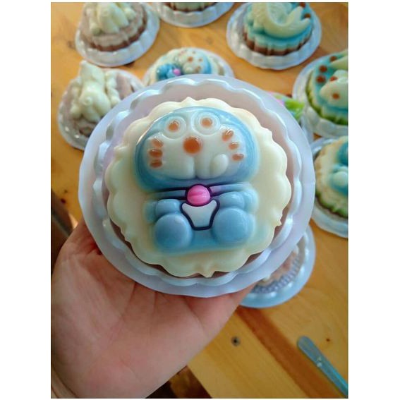 100c Hộp H15 bầu đựng bánh bao đào tiên, xôi khuôn cúng thôi nôi