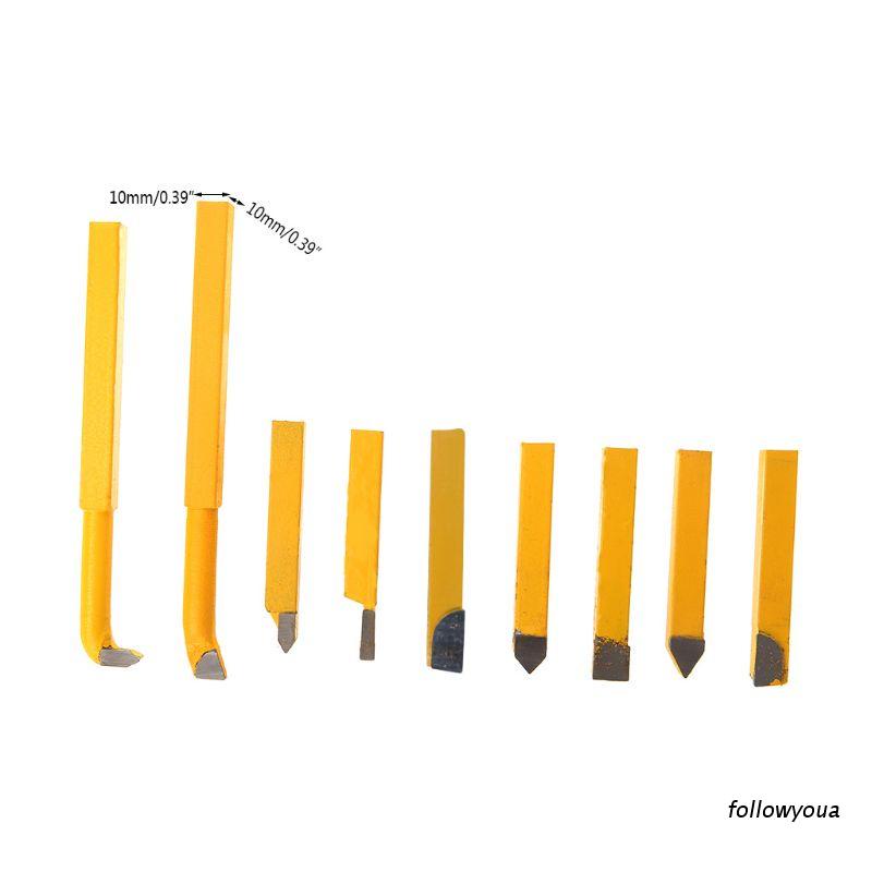 Bộ 9 Mũi Cắt Kim Loại 10x10mm