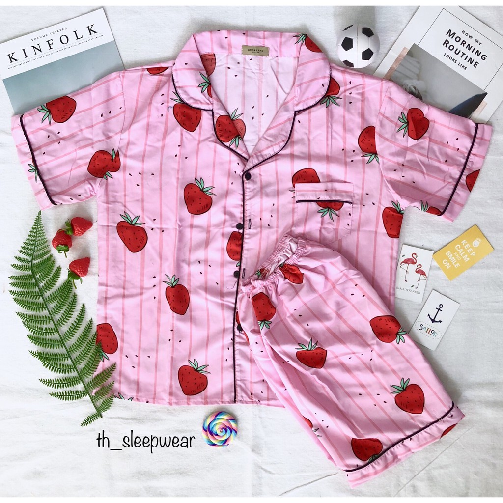 [Loại 1] Đồ bộ pijama full viền tay ngắn - quần ngắn (Kate Thái) | BigBuy360 - bigbuy360.vn
