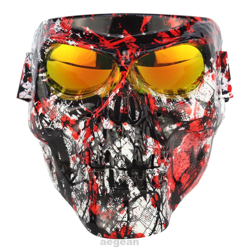 Multifunction Cycling UV Protection Anti Fog Snowmobile Halloween Costume Safety Driving Motorcycle Goggles Cover