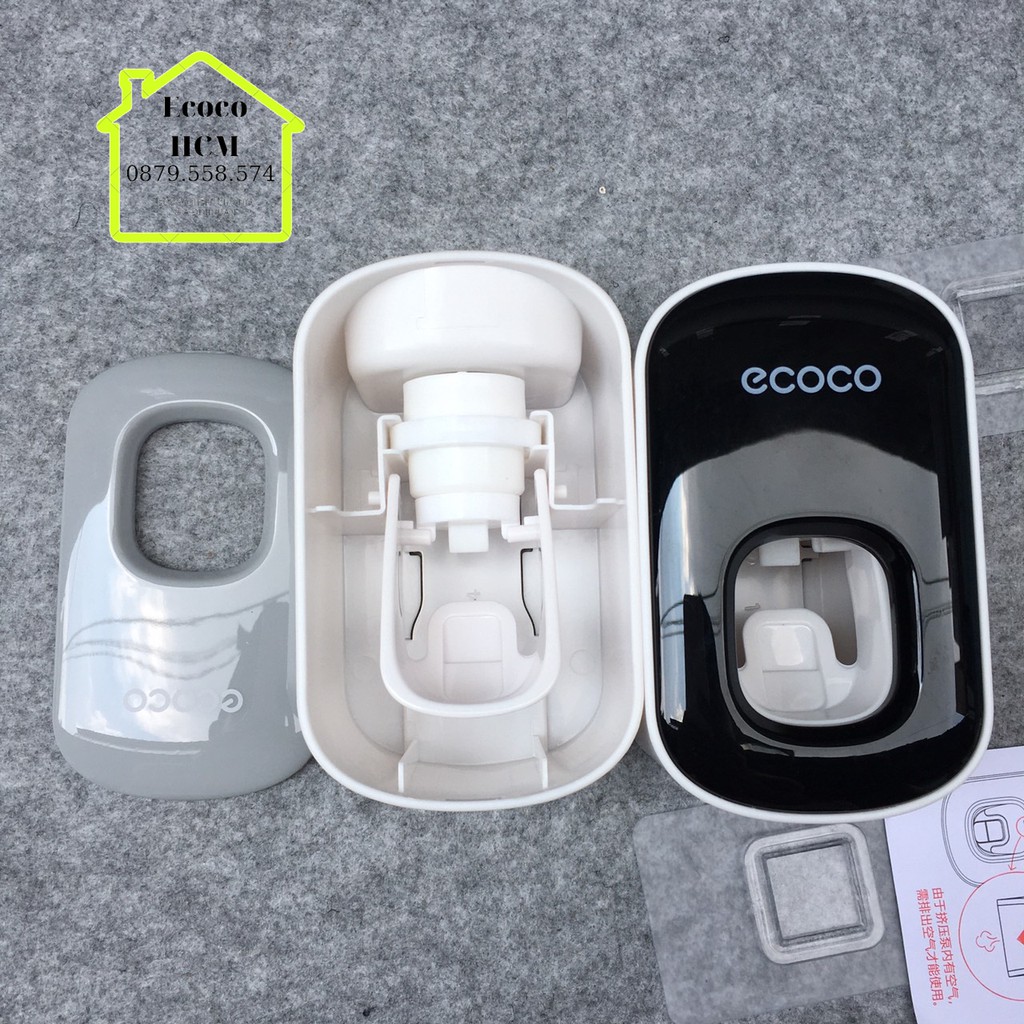 Nhả kem Ecoco đơn mini mẫu mới,Kệ lấy kem đánh răng đựng bàn chải đánh răng đơn ECOCO sang trọng cao cấp