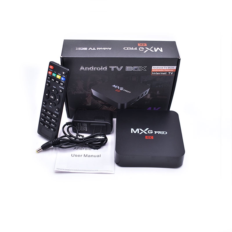 Android TV box MXQ PRO 4K Android:10.1 Đã cài sãn xem truyền hình trên 200 kênh YouTube Facebook