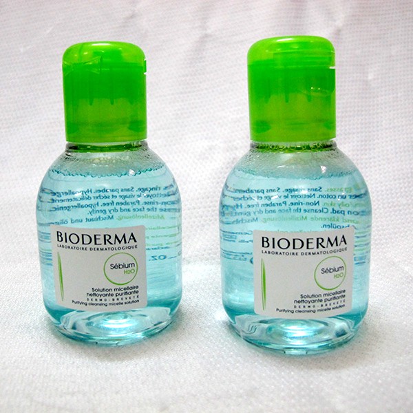 Nước Tẩy Trang Bioderma H2O Créaline Hồng / Sébium Xanh 100ml - 500ml Pháp chính hãng