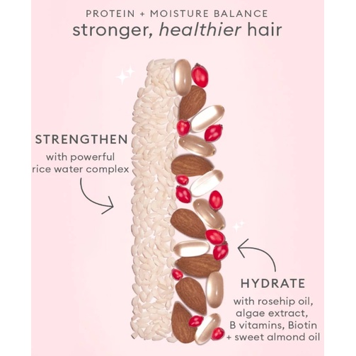 Sample Phục Hồi Và Dưỡng Tóc Hư Tổn Briogeo Rice water protein + moisture strengthening treatment 11.8mlx2