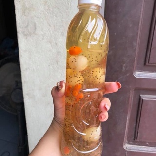 (Ship HỎA TỐC) Bịch 100 chai nhựa tròn 500ml Việt Nhật có nắp (Hàng chất lượng cao)
