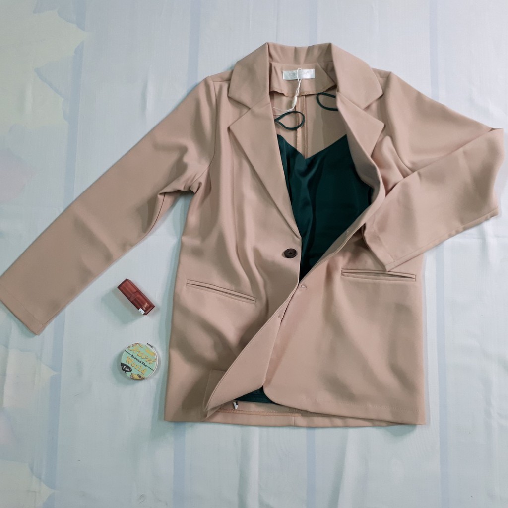 ÁO KHOÁC VEST BLAZER NỮ 2 LỚP CÓ SIZE PHONG CÁCH HÀN QUỐC 2 CÚC CHẤT CAO CẤP | BigBuy360 - bigbuy360.vn