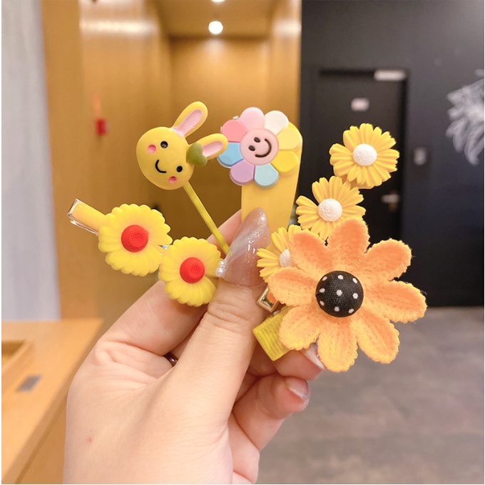 ( Set 14 chiếc) Kẹp tóc cho bé gái, xinh xắn dễ thương nhiều họa tiết