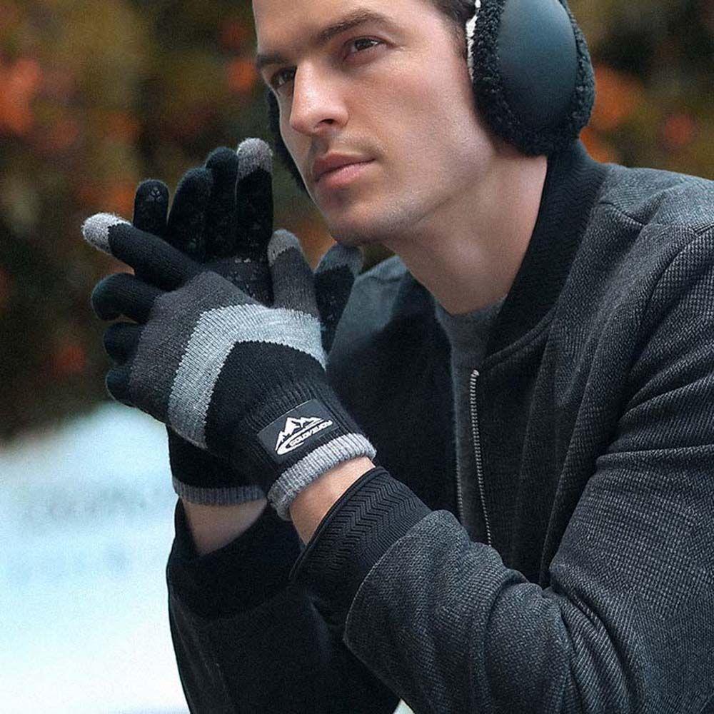 Găng Tay Giữ Ấm Mùa Đông Có Thể Chạm Màn Hình Cảm Ứng Dành Cho Nam