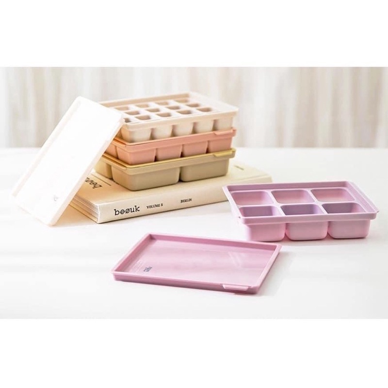 Khay trữ đông ăn dặm silicon tgm cho bé, Suzy baby