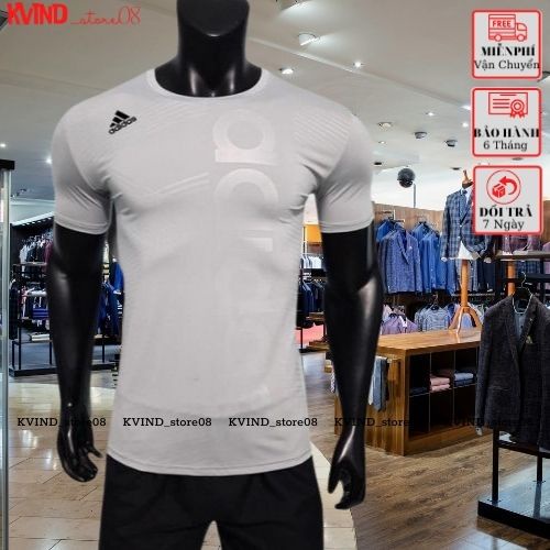Áo Thun Thể Thao Nam Ép Vân ✴️Cao Cấp✴️ Chất Thun Lạnh Co Giản 4 Chiều Mèm Mịn KVIND_Store08