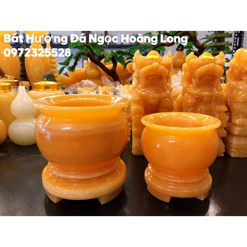 Bát Hương Đá Ngọc Hoàng Long Phong Thuỷ