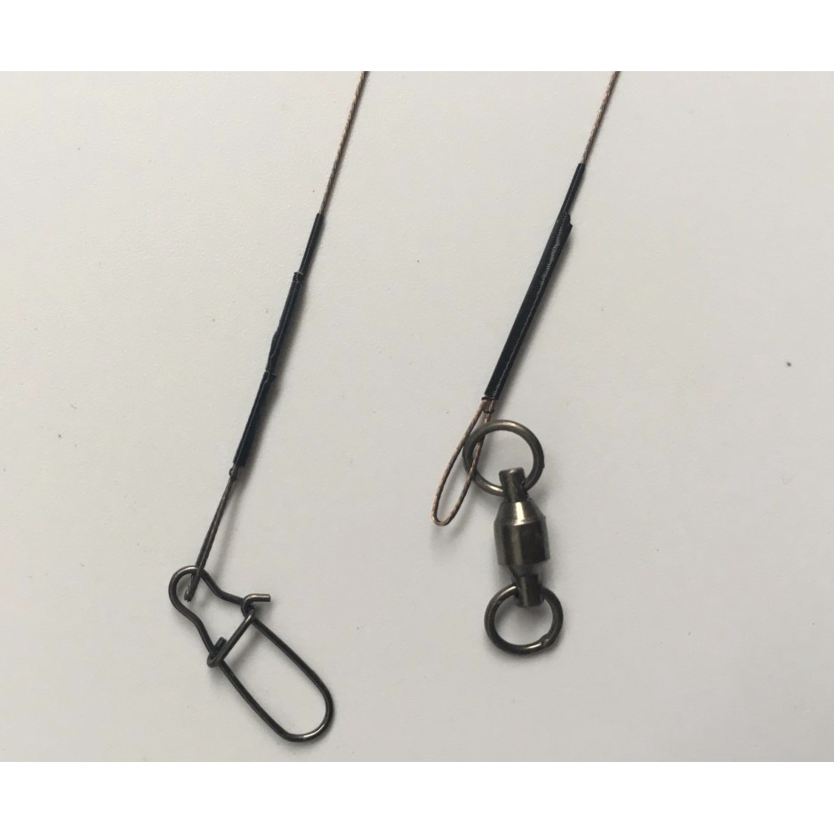 Set 3 Mồi Giả Nhử Cá 8 &quot;27lb Bằng Kim Loại Gắn Kèm Móc Câu